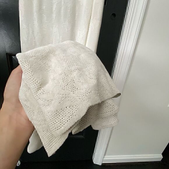 ANTHROPOLOGIE Ronny Kobo Owena One Shoulder Texture Gown Maxi Dress M Read Below - Picture 12 of 12